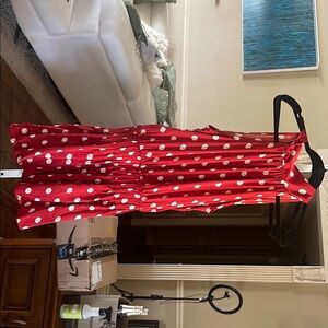 Do+ be polka dot red dress size small